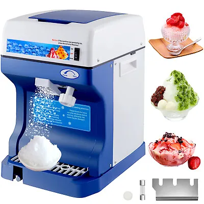 VEVOR Commercial Ice Shaver Snow Cone Maker Machine Ice Crusher Shaver 120kg/h • $165.99