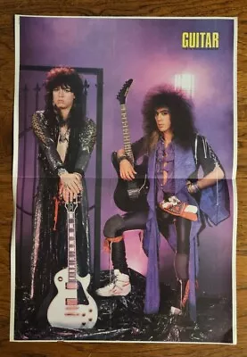 Original Vintage 1988 Cinderella POSTER Rock N' Roll Metal 80's Music • $25