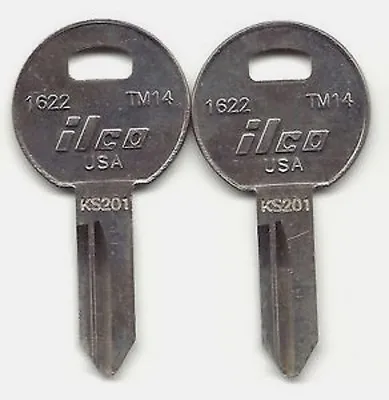 $14.95 • Buy (2) Trimark Keys Pre-CUT 60-460 EZ Access Door Lock RV Motorhome Codes 2001-2240