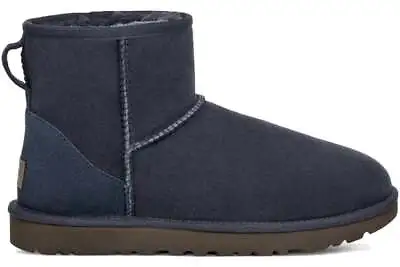 Authentic UGG Classic Mini Boots In Eve Blue Color- New W/ Original Packaging • $159.95