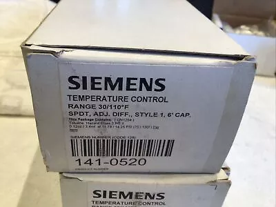 Siemens 141-0520 Line Voltage Remote Bulb Thermostat A19ABC-94C • $65