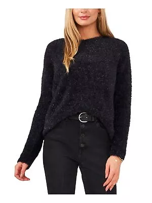 VINCE CAMUTO Womens Black Long Sleeve Crew Neck Sweater L • $7.99