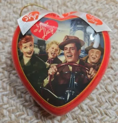I Love Lucy Plastic Heart Christmas Ornament 2006  California Here We Come  • $10.92