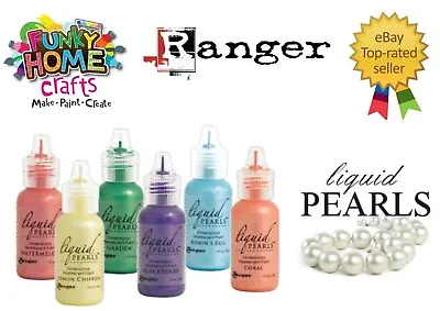£5.49 • Buy Ranger Liquid Pearls Pearlescent Paint 0.5oz 18ml Various Colours *FREE POSTAGE*