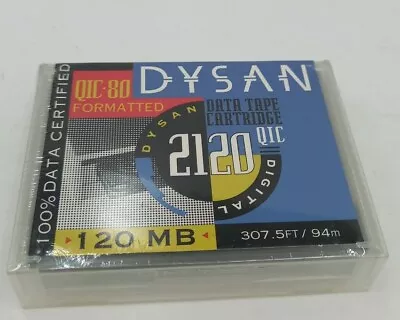 2120 Qic Dysan Data Tape Cartridge. 120mb • $7.60