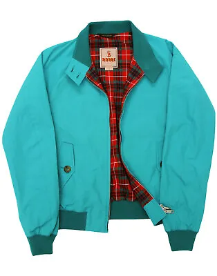 £0.99 • Buy New Made In England Uk Womens Size 8 Baracuta G9 Lagoon Blue Harrington Jacket