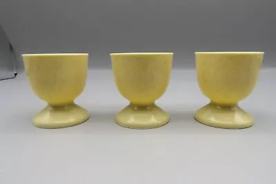 Vtg. Tan Speckled Plastic Egg Cups Set Of 3 • $12.99