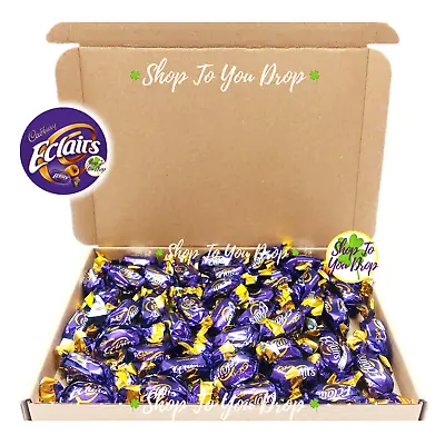 300g CADBURY CHOCOLATE ECLAIRS GIFT BOX Caramel Toffee Sweets Personalised Tag🍬 • £8.45