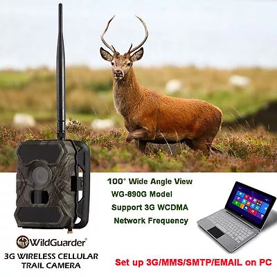 3G MMS Hunting Trail Camera Scouting 12MP 1080P HD Infrared IR 940NM WildGuarder • $141.59