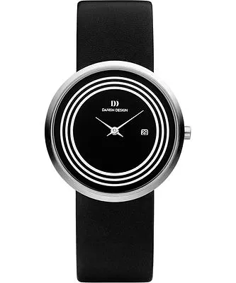 Danish Design IV13Q983 Black Dial Stainless Steel Quartz Classic Women's Watch • $85