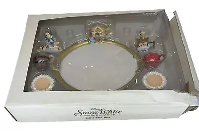 Vintage Disney Snow White & 7 Seven Dwarves W/ Box - Miniature Tea Set Dopey HTF • $64