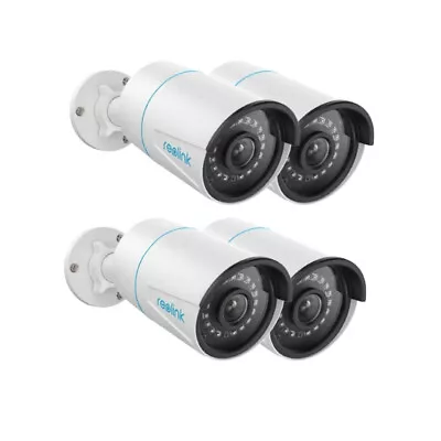 5MP PoE IP Security Camera Clear Night Vision Audio Outdoor Indoor 4pcs RLC-510A • $180.39