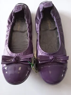 NATURINO . Size 10. Girls Purple Shoes.  Soft Healthy Leather. New Boxed 0377 • £15