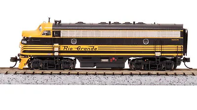 Broadway Limted 7770 N Scale DRGW EMD F7A Black 3-Stripe Diesel Locomotive #5564 • $186.95