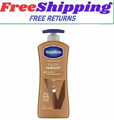 Vaseline Intensive Care Cocoa Radiant Body Lotion 20.3 Oz • $10.25