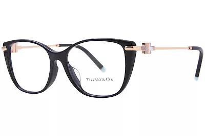 Tiffany & Co. TF2216F 8001 Eyeglasses Frame Women's Black/Rose Gold FullRim 54mm • $342.49