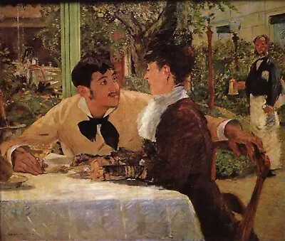 Père Lathuille By Edouard Manet Giclee Fine Art Print Reproduction On Canvas • $49.95