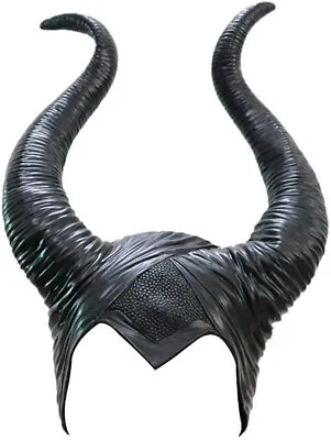 Realistic Fancy Dress Horns Head Piece Maleficent Costume Brand New - FREE P&P • £9.99