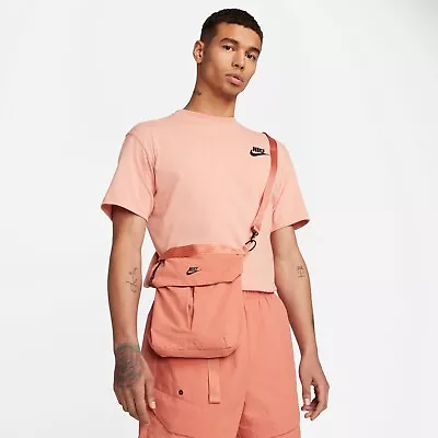 Nike Sportswear Tech Pack Coral Cargo Shorts W/Crossbody Bag DM5592-827 Men Sz S • $76.41