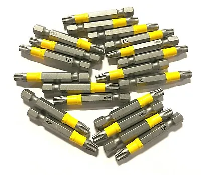 Wiha T27 X 50mm Torx Bit 1/4  Hex Drive Impact Power Screwdriver Bits 20 Pack • $13.99