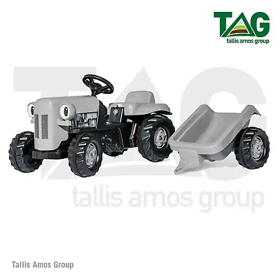 £141.77 • Buy Rollykid Little Grey Fergie Pedal Tractor & Trailer Kids Pedal Ride On -R01494