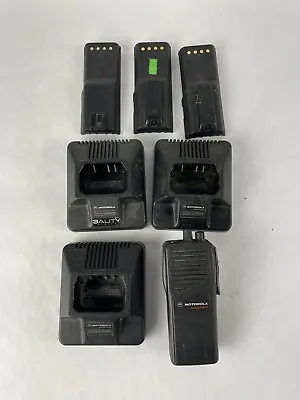 Lot Of 7 Motorola Portable Radio's Gp350 Htn9042a  - Vhf Uhf - Untested/as Is • $49.99