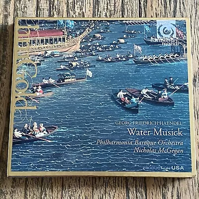 Handel Water Music Philharmonia Baroque Orchestra McGegan [Italian Pressing] • £14
