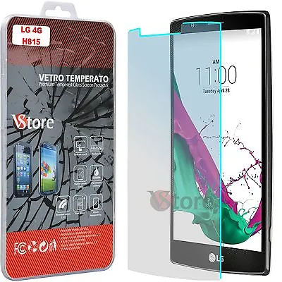 2 Film Glass For LG G4 H815 Save Screen Protector LCD Display 55   • £5.40