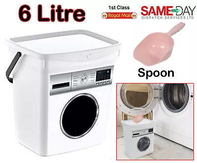 6ltr Plastic Storage Container Soap Washing Powder Laundry Box Tablet Detergent  • £12.98