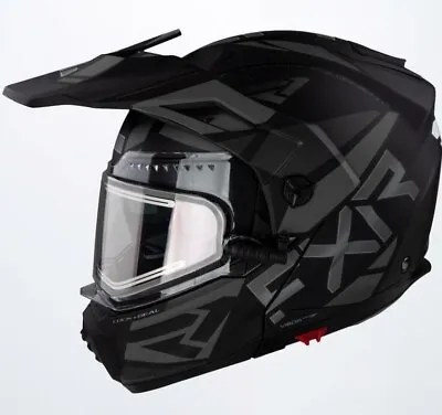 FXR Maverick X Heated Modular Snowmobile Helmet Black SM M L XL 2XL 3XL 220623- • $279.95