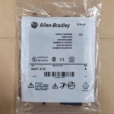(10pcs) Allen-Bradley 800F-X10 N.O. Contact Block • $44.95