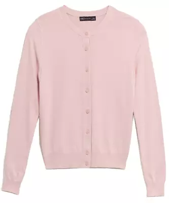 £9.95 • Buy Ex M*S Crew Neck Button Up Cardigan Jumper Sizes 8 10 12 14 16 18 20 22 (G4.150)