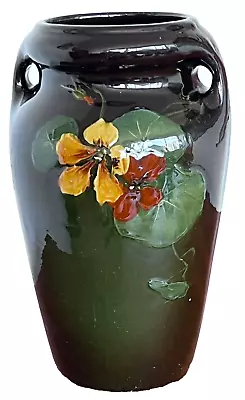 12  McCoy Loy Nel Arts Crafts Flower Pottery Vessel Handle Vase Antique Vtg Old • $29.99