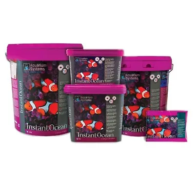 Instant Ocean Marine Salt 360g 4kg 10kg 20kg Aquarium Systems For Reef Fish Tank • £21.46