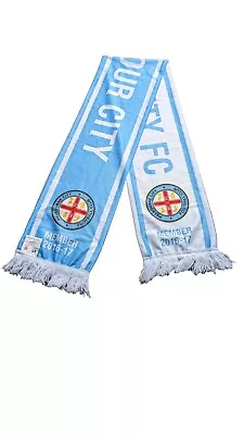 Melbourne City Football Club Scarf Members 2016-17 A-league Used Like New • $18