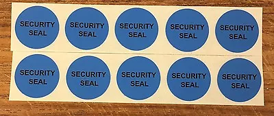 Tamper Evident Security Seals /  Labels (Stickers) 19mm Diameter • £15.05