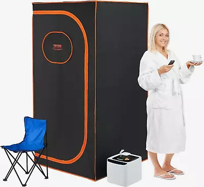 VEVOR 1600W Personal Steam Sauna Tent Full Size Loss Weight Detox Spa - SALE OFF • $246