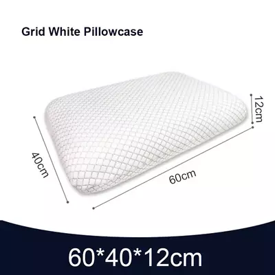 Silicone Gel Memory Foam Pillow Summer Ice-Cooling Neck Orthopedic Cushion • £81.85