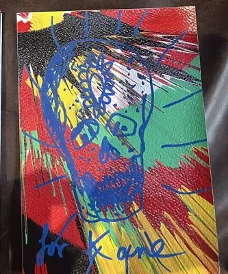 Damien Hirst Unique Colourful Signed Spin Card • £1200