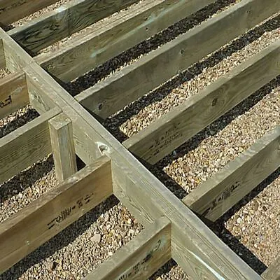 Pressure Treated Garden Framing Timber 3x2  4x2  6x2  Kiln Dried Decking Joists • £60