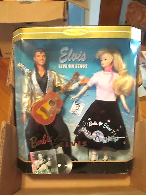 Mattel Barbie Loves Elvis Dolls *NRFB *1996 • $66.68