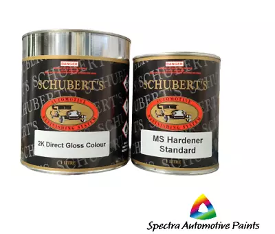 Schuberts MG Colour Codes 2LT 2K Direct Gloss & 1LT MS Hardener. Auto Paint • $200