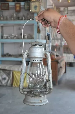 Vintage DIETZ Junior Brand Hurricane Iron Kerosene Lamp/ Lantern  USA • $123.43