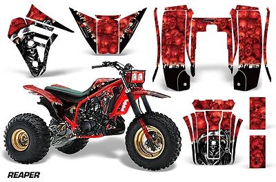 3 Wheeler Graphics Kit Decal Sticker Wrap For Yamaha Tri Z 250 85-86 REAPER RED • $290.56