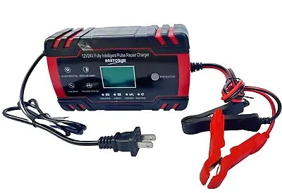 12V 24V Automatic Smart Car Battery Charger Pulse Maintainer Repair Trickle AGM • $28.49