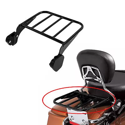 Rear Luggage Rack Fit For Harley Touring Road King Street Road Glide 1997-2008 • $44.99