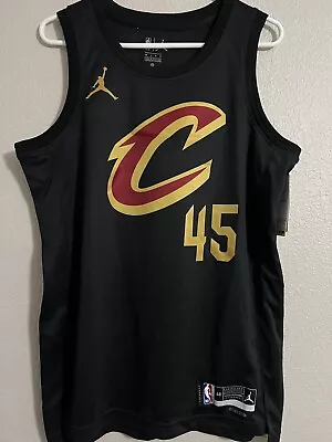 Donovan Mitchell Black Cleveland Cavaliers Cavs Jersey Size Large NEW • $50