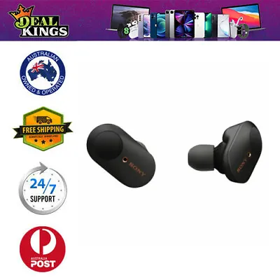 Sony WF-1000XM3 Truly Wireless Noise Cancelling In-Ear Headphones - 6M WTY • $139