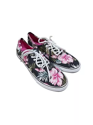 Mossimo Supply Co Women's Size 10 Tropical Canvas Walking/Tennis Shoes Sneakers  • $20