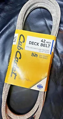 Cub Cadet ELITE OEM WKEVLAR 754-05021 954-05021 42  DECK DRIVE BELT FREE S&H USA • $21